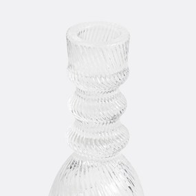 Kandelaar in glas H11 cm, Carsa