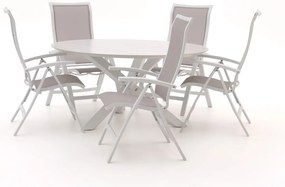 Bellagio Lugo/Lodola ø 150cm dining tuinset 6-delig verstelbaar
