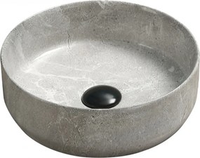 Mexen Felicia opbouw wastafel 39 x 39 cm, grijs steen - 21363962