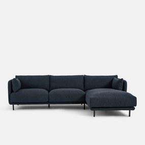 Hoekbank rechts, fijne badstof, Victor