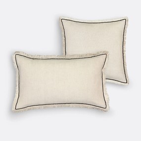 Kussensloop linnen/katoen, Menorca