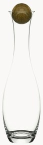 Mondgeblazen karaf Eden met houten deksel, 1 l