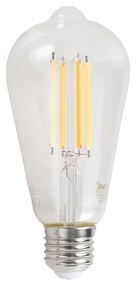 Set van 5 E27 dimbare LED lampen ST64 helder 7W 806 lm 2700-6500K