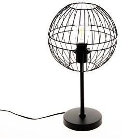 Moderne tafellamp zwart - Sphaera Modern E27 bol / globe / rond Binnenverlichting Lamp