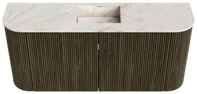 Mondiaz Joya DLux 95cm toiletmeubel ronding links/rechts shadow met wastafel faye midden 1 kraangat frappe