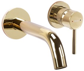 Inbouw wastafelkraan Rea OWEN Gold + BOX