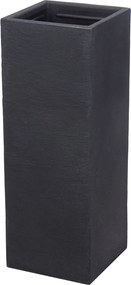 Bloempot Kubus Quadr– 30 cm x H80 cm – Antraciet – Modern Design