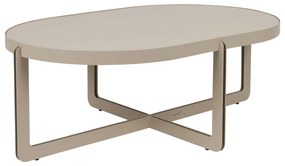 Zuiver Centre Oval Beige Ovale Design Salontafel Beige - 102 X 68cm.
