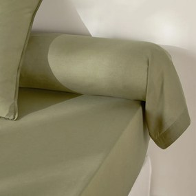 Effen bolstersloop in gewassen katoen, Scenario