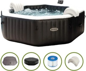 Intex PureSpa Jet&amp;Bubble Deluxe opblaasbare spa - 6 personen