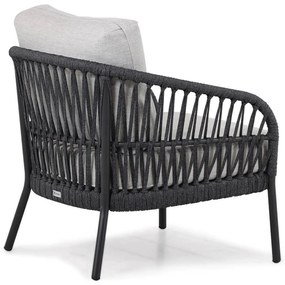 Stoel en Bank Loungeset 4 personen Aluminium/rope Grijs  Coco Puerto/Montana