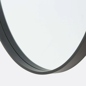 Ronde spiegel, zwartØ80 cm, Alaria