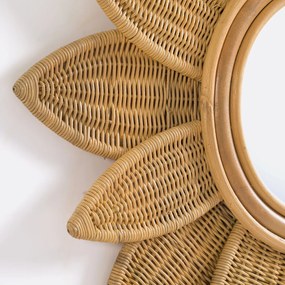 Spiegel in rotanØ60 cm, Nogu