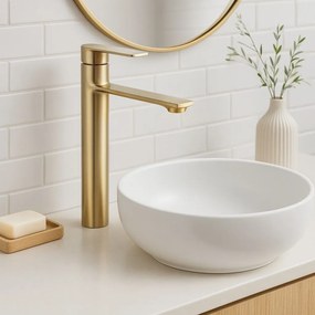 Badkamerkraan Rea Storm GOLD BRUSH High