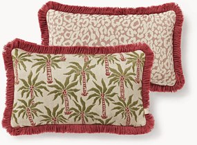 Handgemaakt dubbelzijdig outdoor kussen Laura