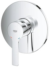 Grohe Lineare New Inbouwthermostaat - 1 knop - zonder omstel - chroom 24063001