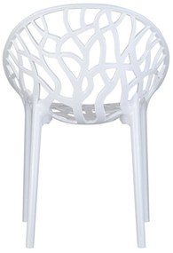 Siesta Crystal stapelbare tuinstoel - Wit