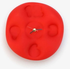 Teun Zwets - Bubble Clock Rood