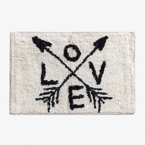 Rechthoekig Badmat 40x60 Cm Van Katoen Loff Beige – Crème - Sklum