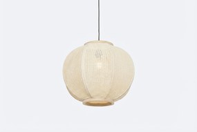 Oosterse Hanglamp Naturel Stof - Rob Taupe