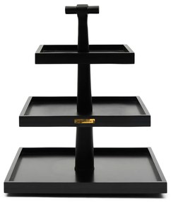 Rivièra Maison - Soho Etagère 3 Layers - Kleur: zwart