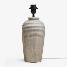 Lampvoet Voor Tafellamp ?30 Cm In Keramiek Taissa Zand Grijs - Sklum