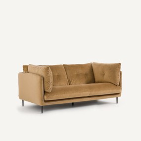 Compacte bank in linnen fluweel, BOTERO