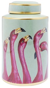 Kare Design Flamingos Deco Opbergpot Flamingos 29 Cm