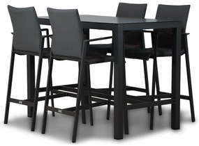 Barset 4 personen  Aluminium/textileen Grijs Lifestyle Garden Furniture Rome/Brandon