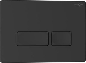 Mexen Tex 04 spoelknop, zwart mat - 6104-02