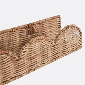 Set van 2 geschulpte rotan planken, Farito