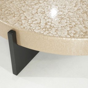 Eleonora Juliet Luxe Salontafel Rond Groot Beige - 110 X 110cm.