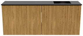 Mondiaz Joya 100cm toiletmeubel oak met wastafel faye rechts 1 kraangat urban