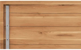 Goossens Eettafel Blade, Strak blad 200 x 100 cm 6 cm dik