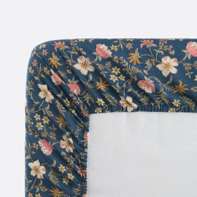 Hoeslaken 30% gerecycled katoen. 25 cm, Jasmijn