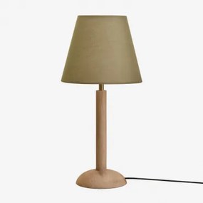 Harry Mangohouten Tafellamp Mangohout & Saliegroen Ø25 Cm Caracas - Sklum