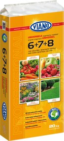 Viano gazonmeststof 20 kg voor 200 m² - 6+7+8  met bacteriën (BIO)