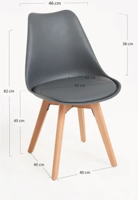 Pakket van 4 Synk Basic stoelen