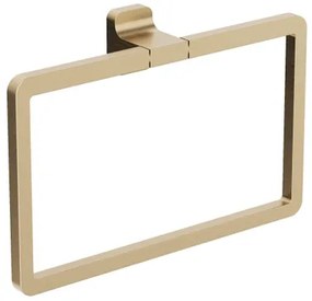 Crosswater Rotar Handdoekring - 23x15.5cm - geborsteld messing RT013F