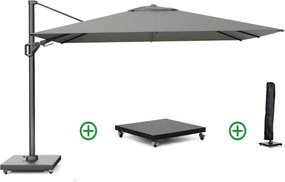 Platinum Challenger zweefparasol 2.6x3.5m T2 premium (incl. voet en hoes) Manhattan