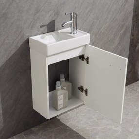 Badstuber Nova toiletmeubel 40x60cm met spiegel wit