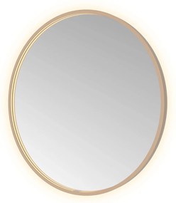 Hotbath &More Round spiegel 80cm geborsteld koper PVD