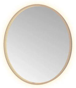 Hotbath &More Round spiegel 80cm geborsteld koper PVD