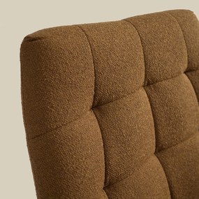 Draaibare Fauteuil Caramel Boucle