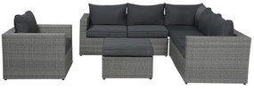 Garden Impressions Altea loungeset 5-delig incl. lounge tuinstoel - grijs