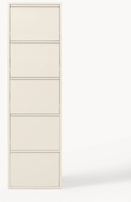 Wand schoenenkast Caruso met opklapbare planken