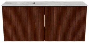 Mondiaz Joya DLux 90cm toiletmeubel ruby met wastafel faye links zonder kraangat glace
