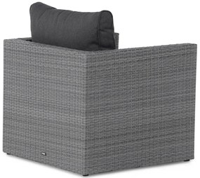 Tuinstoel Wicker Grijs-antraciet Garden Collections Rockland  antraciet