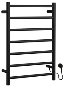 Smedbo Dry Handdoekradiator - 50x68.9cm - ophangen - RVS Mat Zwart FB700