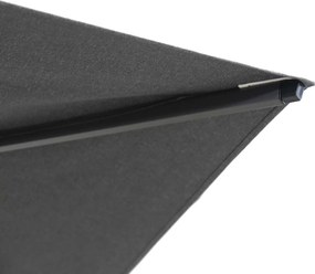 Garden Impressions Hawaii Emperor zweefparasol 300x400 cm – antraciet met carbon black frame